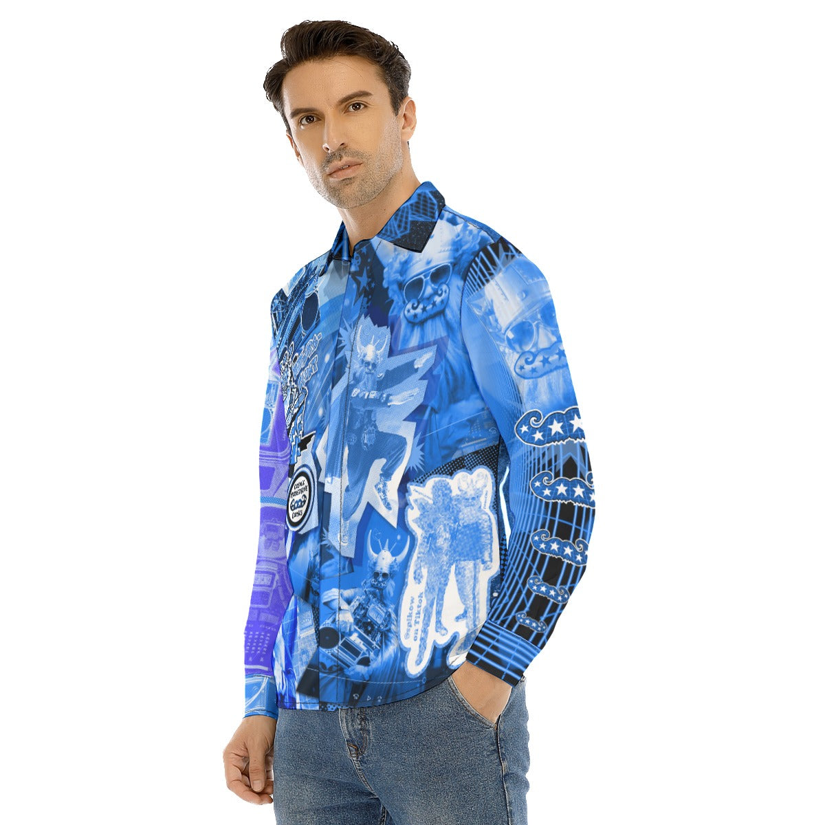 Future-Clint meets Mummynaut!... the long-sleeve shirt.