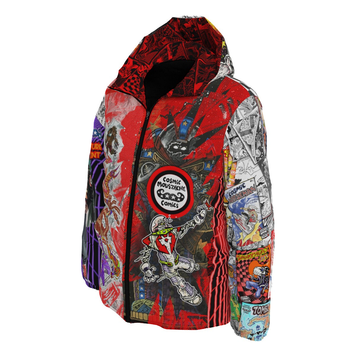 Cosmic Moustache Comics... the Down Jacket!
