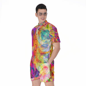 Negative Space Flag Romper