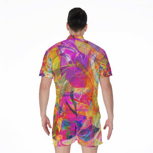 Negative Space Flag Romper